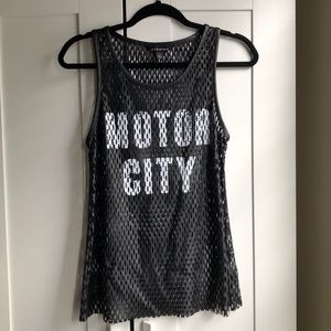 Rock & Republic Mesh top